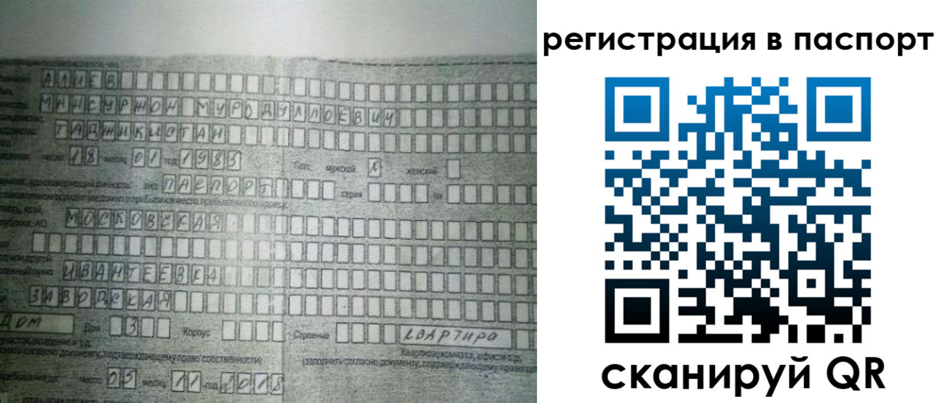 временная регистрация законно в Тихвине